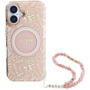 Husa pentru  iPhone 16 cu MagSafe Guess - IML Series - roz pudrat