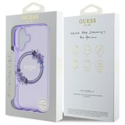 Husa pentru  iPhone 16 cu MagSafe Guess - IML Series - roz