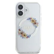 Husa pentru  iPhone 16 cu MagSafe Guess - IML Series - transparent