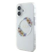 Husa pentru  iPhone 16 cu MagSafe Guess - IML Series - transparent