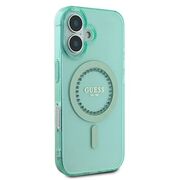 Husa pentru  iPhone 16 cu MagSafe Guess - IML Series - verde