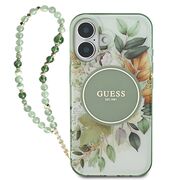 Husa pentru  iPhone 16 cu MagSafe Guess - IML Series - verde