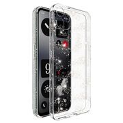 Husa pentru  Nothing CMF Phone 1 cu sclipici Liquid Crystal Glitter, transparent