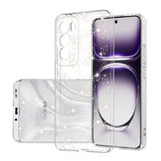 Husa pentru  Oppo Reno 12 cu sclipici Liquid Crystal Glitter, transparent