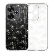 Husa pentru  Poco F6 cu sclipici Liquid Crystal Glitter, transparent