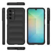 Husa pentru  Samsung Galaxy A16 Liquid Silicone, Microfibre Lining, Non-Slip Airbag Design, negru