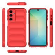 Husa pentru  Samsung Galaxy A16 Liquid Silicone, Microfibre Lining, Non-Slip Airbag Design, rosu