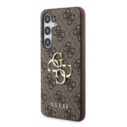 Husa pentru  Samsung Galaxy S24+ Plus Guess - Hardcase 4G Series - maro cafeniu