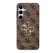 Husa pentru  Samsung Galaxy S24+ Plus Guess - Hardcase 4G Series - maro cafeniu