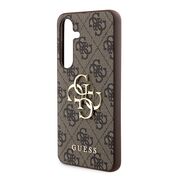 Husa pentru  Samsung Galaxy S24+ Plus Guess - Hardcase 4G Series - maro cafeniu