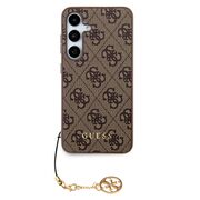 Husa pentru  Samsung Galaxy S24+ Plus Guess - Hardcase 4G Series - maro deschis