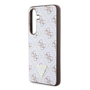 Husa pentru  Samsung Galaxy S24 Guess - Hardcase 4G Series - alb