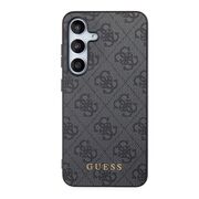 Husa pentru  Samsung Galaxy S24 Guess - Hardcase 4G Series - negru mat