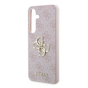 Husa pentru  Samsung Galaxy S24 Guess - Hardcase 4G Series - roz
