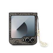 Husa pentru  Samsung Galaxy Z Flip 6 cu Guess - Hardcase 4G Series - maro