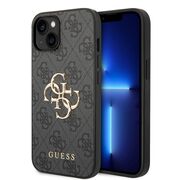 Husa pentru  iPhone 15 Guess - Hardcase 4G Series - gri mat