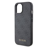 Husa pentru  iPhone 15 Guess - Hardcase 4G Series - gri