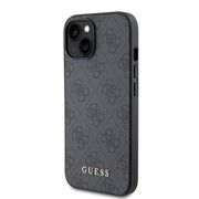 Husa pentru  iPhone 15 Guess - Hardcase 4G Series - gri