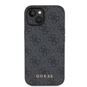 Husa pentru  iPhone 15 Guess - Hardcase 4G Series - gri