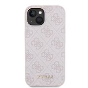 Husa pentru  iPhone 15 Guess - Hardcase 4G Series - roz neon