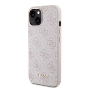 Husa pentru  iPhone 15 Guess - Hardcase 4G Series - roz neon