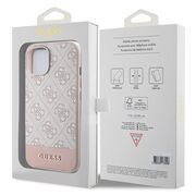 Husa pentru  iPhone 15 Guess - Hardcase 4G Series - roz