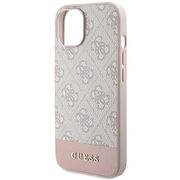 Husa pentru  iPhone 15 Guess - Hardcase 4G Series - roz
