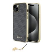 Husa pentru  iPhone 15 Plus Guess - Hardcase 4G Series - grey