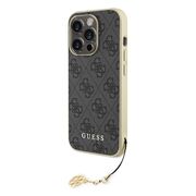 Husa pentru  iPhone 15 Pro Guess - Hardcase 4G Series - grey
