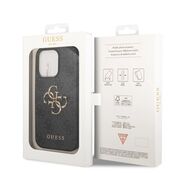 Husa pentru  iPhone 15 Pro Guess - Hardcase 4G Series - gri mat