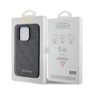 Husa pentru  iPhone 15 Pro Guess - Hardcase 4G Series - gri