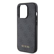 Husa pentru  iPhone 15 Pro Guess - Hardcase 4G Series - gri