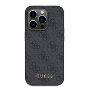 Husa pentru  iPhone 15 Pro Guess - Hardcase 4G Series - gri