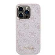 Husa pentru  iPhone 15 Pro Guess - Hardcase 4G Series - roz neo