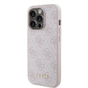 Husa pentru  iPhone 15 Pro Guess - Hardcase 4G Series - roz neo