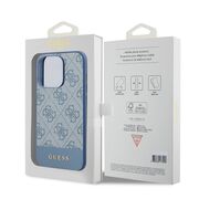 Husa pentru  iPhone 15 Pro Max Guess - Hardcase 4G Series - albastru deschis