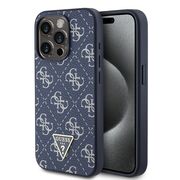 Husa pentru  iPhone 15 Pro Max Guess - Hardcase 4G Series - albastru