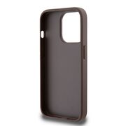 Husa pentru  iPhone 15 Pro Max Guess - Hardcase 4G Series - maro