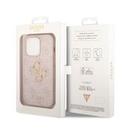 Husa pentru  iPhone 15 Pro Max Guess - Hardcase 4G Series - roz