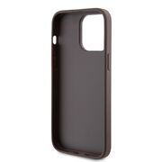 Husa pentru  iPhone 15 Pro Max cu MagSafe Guess - Hardcase 4G Series - maro inchis