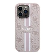 Husa pentru  iPhone 15 Pro Max cu MagSafe Guess - Hardcase 4G Series - roz