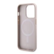 Husa pentru  iPhone 15 Pro Max cu MagSafe Guess - Hardcase 4G Series - roz