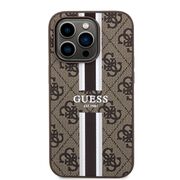Husa pentru  iPhone 15 Pro cu MagSafe Guess - Hardcase 4G Series - maro