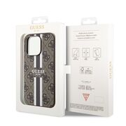 Husa pentru  iPhone 15 Pro cu MagSafe Guess - Hardcase 4G Series - maro