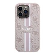 Husa pentru  iPhone 15 Pro cu MagSafe Guess - Hardcase 4G Series - roz