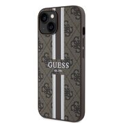 Husa pentru  iPhone 15 cu MagSafe Guess - Hardcase 4G Series - maro