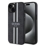 Husa pentru  iPhone 15 cu MagSafe Guess - Hardcase 4G Series - negru