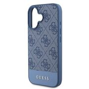 Husa pentru  iPhone 16 Guess - Hardcase 4G Series - albastru