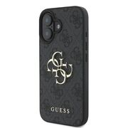 Husa pentru  iPhone 16 Guess - Hardcase 4G Series - negru denim
