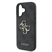 Husa pentru  iPhone 16 Guess - Hardcase 4G Series - negru denim